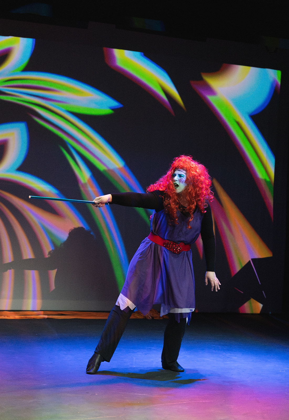 A performer in a Soul Penny Circus production