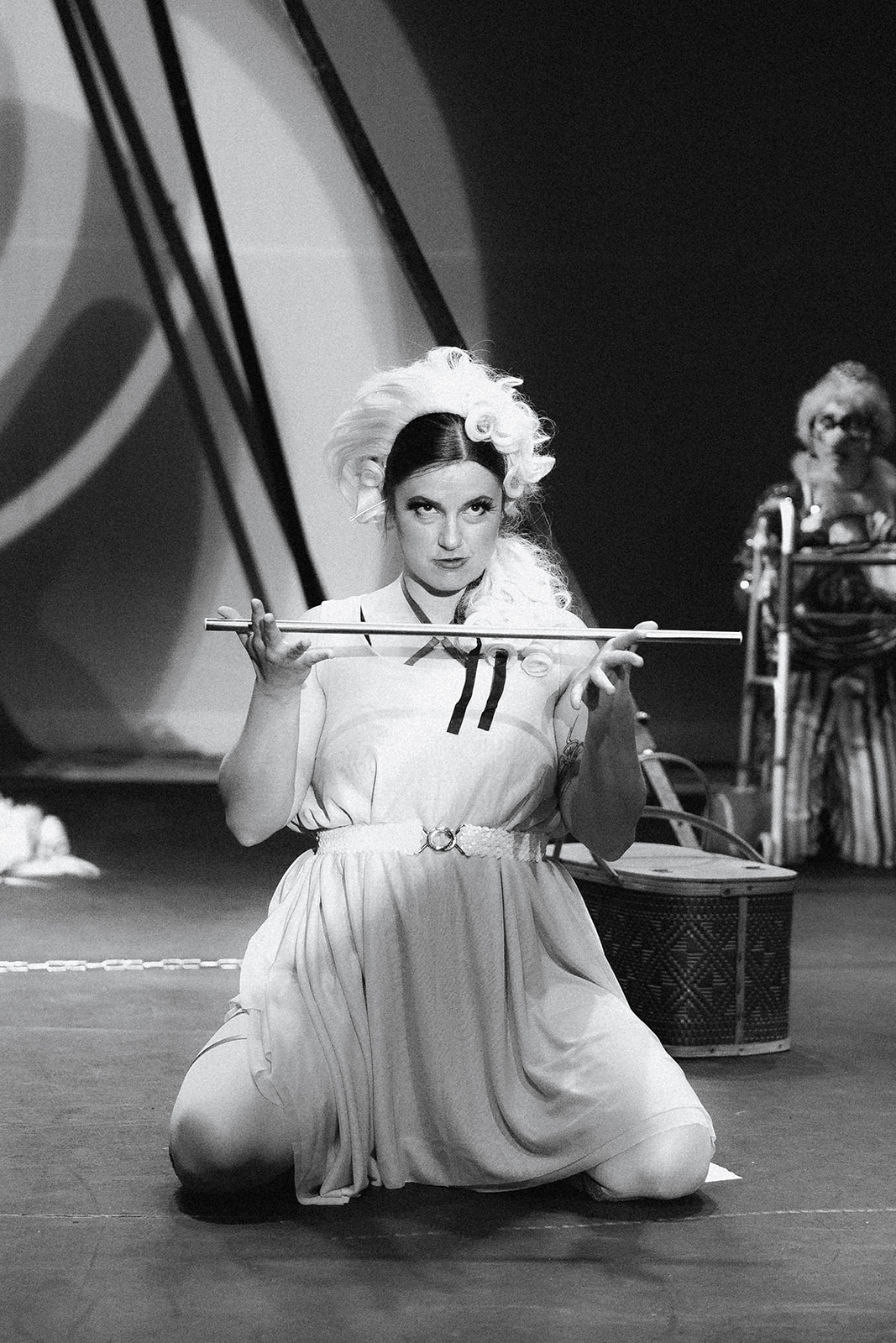 A performer in a Soul Penny Circus production